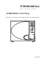 Preview for 1 page of Tecno-gaz ANDROMEDA VACUUM xp User Manual