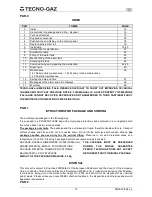 Preview for 19 page of Tecno-gaz ANDROMEDA VACUUM xp User Manual