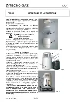 Предварительный просмотр 11 страницы Tecno-gaz DISTILLER Instructions For Use Manual