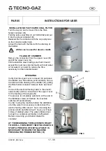 Предварительный просмотр 19 страницы Tecno-gaz DISTILLER Instructions For Use Manual