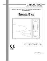 Tecno-gaz Europa B xp Instructions For Use Manual preview