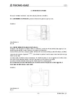 Предварительный просмотр 16 страницы Tecno-gaz Europa B xp Instructions For Use Manual