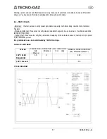 Предварительный просмотр 57 страницы Tecno-gaz Europa B xp Instructions For Use Manual