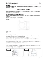 Предварительный просмотр 59 страницы Tecno-gaz Europa B xp Instructions For Use Manual