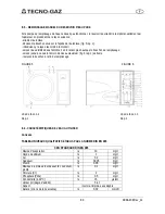 Предварительный просмотр 89 страницы Tecno-gaz Europa B xp Instructions For Use Manual