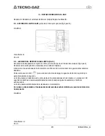 Предварительный просмотр 125 страницы Tecno-gaz Europa B xp Instructions For Use Manual