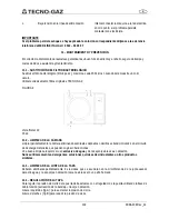 Предварительный просмотр 132 страницы Tecno-gaz Europa B xp Instructions For Use Manual