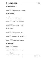 Предварительный просмотр 136 страницы Tecno-gaz Europa B xp Instructions For Use Manual