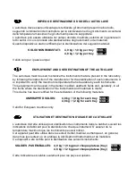 Preview for 3 page of Tecno-gaz Hydra Evo Instructions For Use Manual