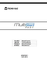 Tecno-gaz Multisteril Fast Technical Manual предпросмотр