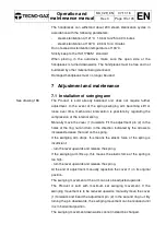 Preview for 57 page of Tecno-gaz ORION TECH Operation And Maintenance Manual