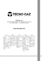 Preview for 144 page of Tecno-gaz PURA plus 249S2 User Manua