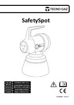 Tecno-gaz SafetySpot Instructions For Use Manual предпросмотр