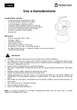 Предварительный просмотр 2 страницы Tecno-gaz SafetySpot Instructions For Use Manual