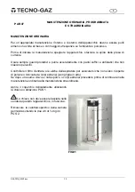 Preview for 16 page of Tecno-gaz STERILAIR 3000 Instructions For Use Manual