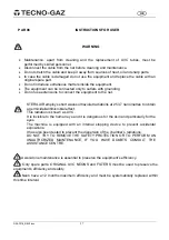 Preview for 29 page of Tecno-gaz STERILAIR 3000 Instructions For Use Manual