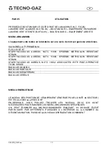 Preview for 41 page of Tecno-gaz STERILAIR 3000 Instructions For Use Manual