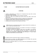 Preview for 43 page of Tecno-gaz STERILAIR 3000 Instructions For Use Manual