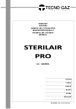 Tecno-gaz STERILAIR PRO Manual preview