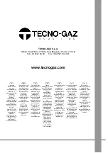 Preview for 132 page of Tecno-gaz STERILAIR PRO Manual