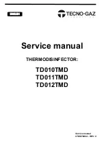 Tecno-gaz TD010TMD Service Manual preview