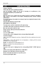 Preview for 20 page of Tecno-gaz VU001ZVU Instructions For Use Manual