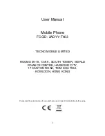 Tecno 2ADYY-T463 User Manual предпросмотр