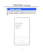 Предварительный просмотр 7 страницы Tecno AX8 User Manual