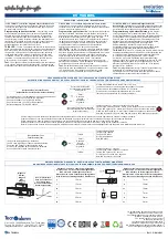 Preview for 2 page of Tecnoalarm evolution EV TXS BWL Quick Start Manual