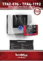 Tecnoalarm Tecnofire TFA2-596 Installation Manual preview