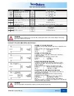 Preview for 27 page of Tecnoalarm TP16-256 Installer Manual