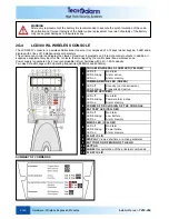 Preview for 76 page of Tecnoalarm TP16-256 Installer Manual