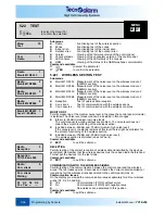 Preview for 178 page of Tecnoalarm TP16-256 Installer Manual