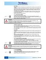 Preview for 202 page of Tecnoalarm TP16-256 Installer Manual