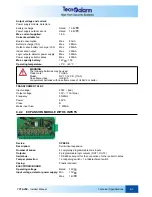 Preview for 213 page of Tecnoalarm TP16-256 Installer Manual