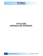 Preview for 248 page of Tecnoalarm TP16-256 Installer Manual