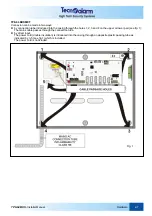 Предварительный просмотр 23 страницы Tecnoalarm TP8-64 BUS Installer Manual