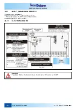 Предварительный просмотр 36 страницы Tecnoalarm TP8-64 BUS Installer Manual