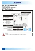 Предварительный просмотр 38 страницы Tecnoalarm TP8-64 BUS Installer Manual