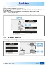 Предварительный просмотр 61 страницы Tecnoalarm TP8-64 BUS Installer Manual