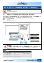 Предварительный просмотр 73 страницы Tecnoalarm TP8-64 BUS Installer Manual