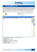 Предварительный просмотр 95 страницы Tecnoalarm TP8-64 BUS Installer Manual