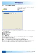 Предварительный просмотр 96 страницы Tecnoalarm TP8-64 BUS Installer Manual