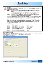 Предварительный просмотр 97 страницы Tecnoalarm TP8-64 BUS Installer Manual
