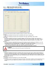 Предварительный просмотр 101 страницы Tecnoalarm TP8-64 BUS Installer Manual