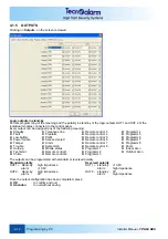 Предварительный просмотр 106 страницы Tecnoalarm TP8-64 BUS Installer Manual