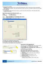 Предварительный просмотр 128 страницы Tecnoalarm TP8-64 BUS Installer Manual