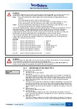 Предварительный просмотр 143 страницы Tecnoalarm TP8-64 BUS Installer Manual