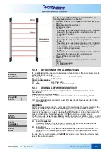 Предварительный просмотр 145 страницы Tecnoalarm TP8-64 BUS Installer Manual