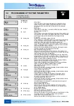 Предварительный просмотр 150 страницы Tecnoalarm TP8-64 BUS Installer Manual